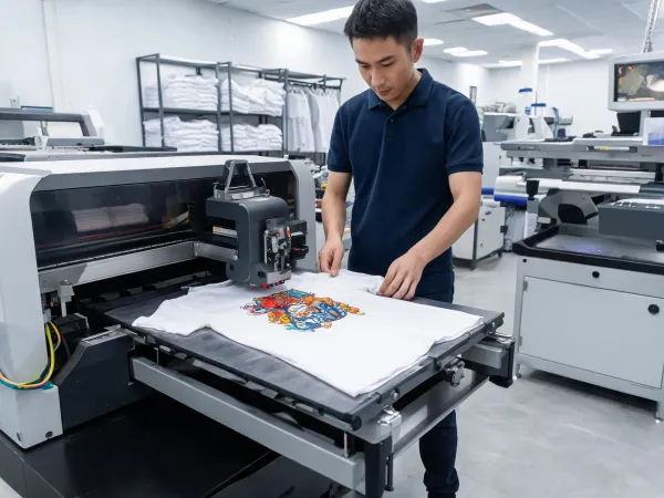 Apparel DTG printing line