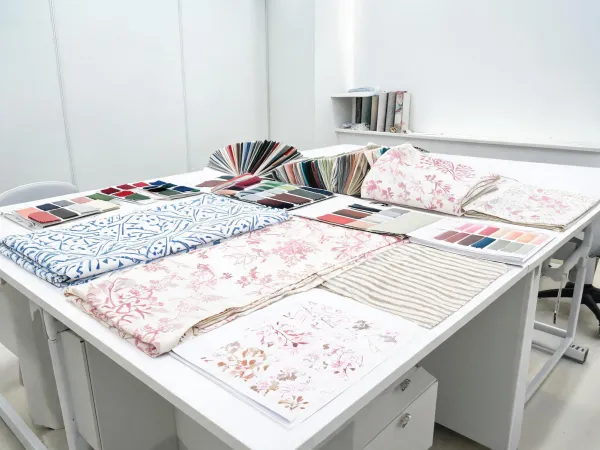 Textile sampling and color approval